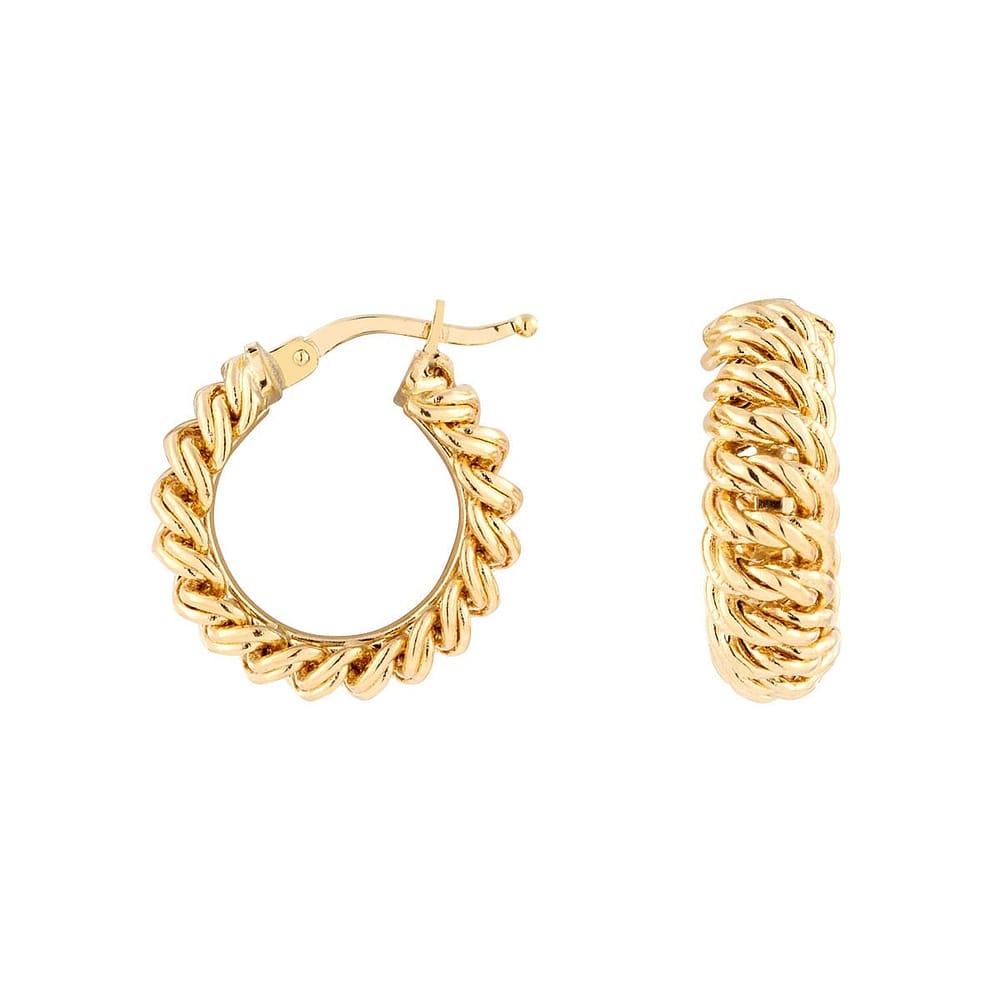 Boucles D'oreilles En Or 750 (18 Carats) - Occasion, Boucles Classiques, Or Jaune
