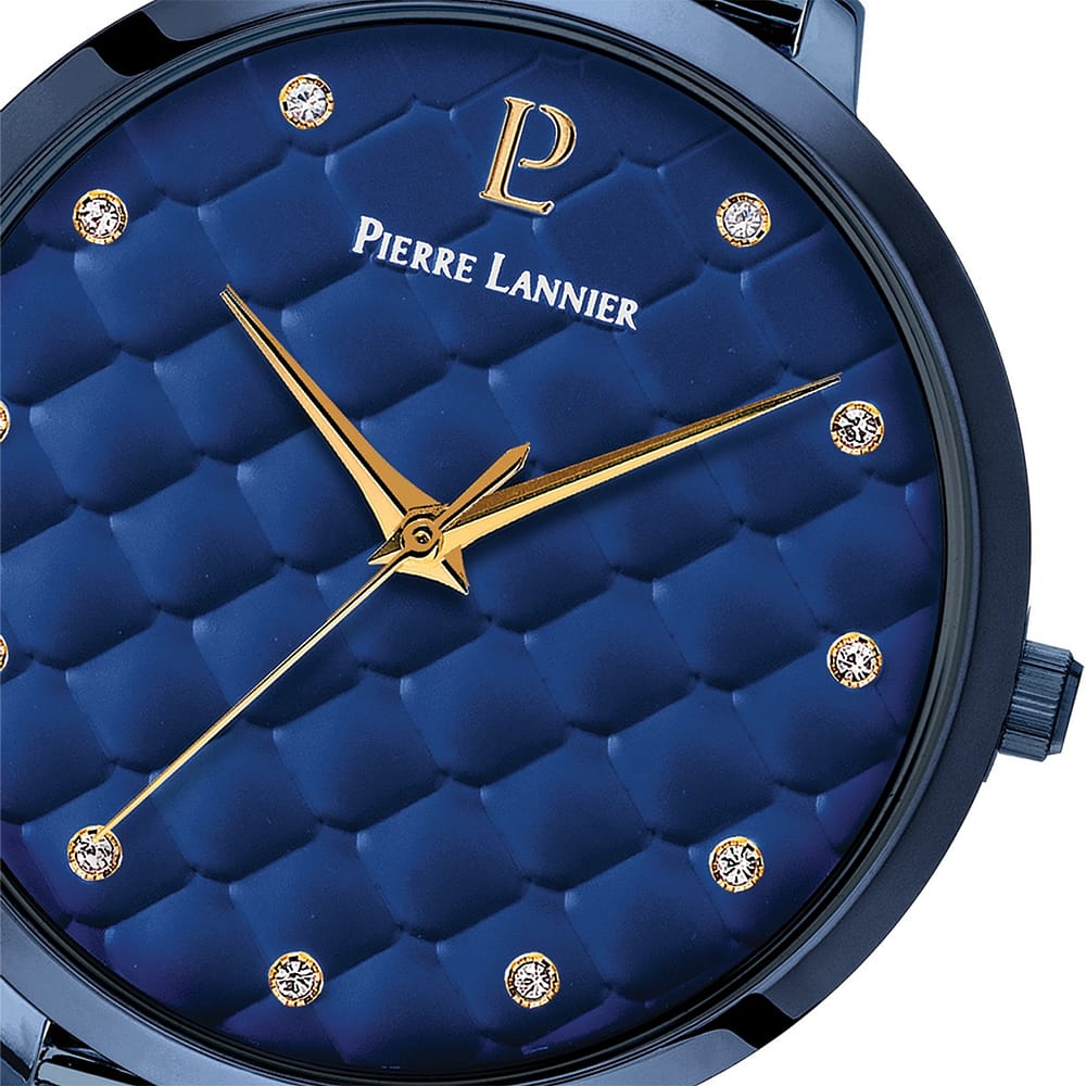 MONTRE DAME PIERRE LANNIER FRANCE - QUARTZ VINTAGE - BOÎTIER EN PIERRE - RECONDITIONNÉE