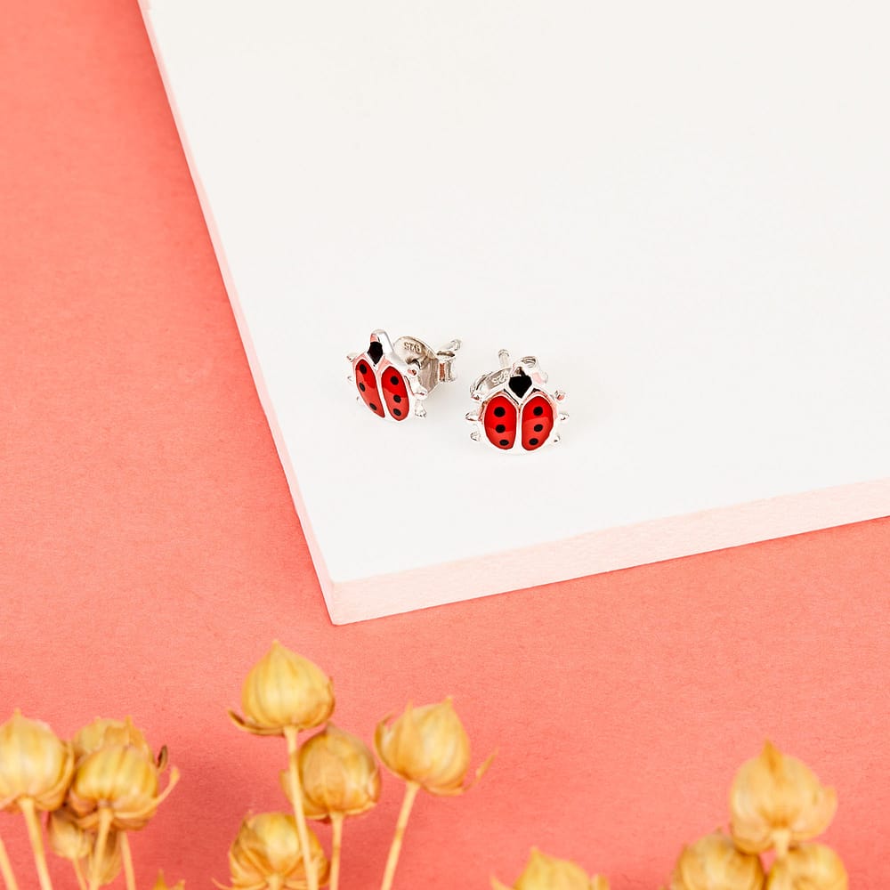 Boucles D'oreilles Enfant En Argent 925/1000ème - Type Puces/clous - Occasion