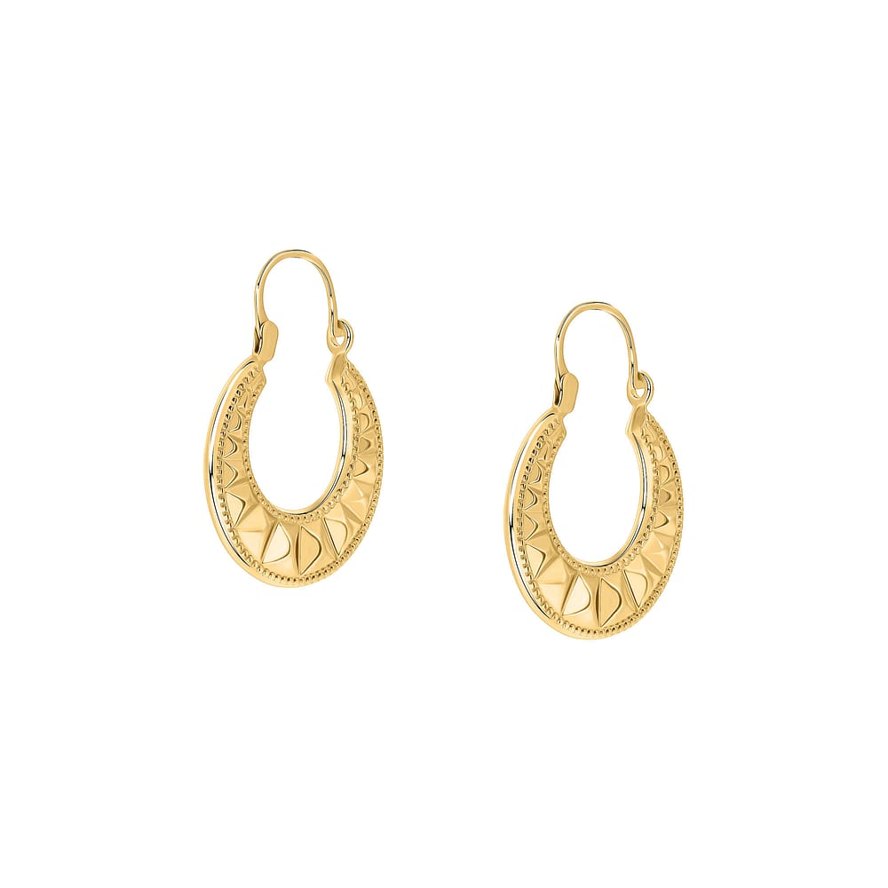 Boucles D'oreilles En Or 750 (18 Carats) - Occasion, Boucles Classiques, Or Jaune