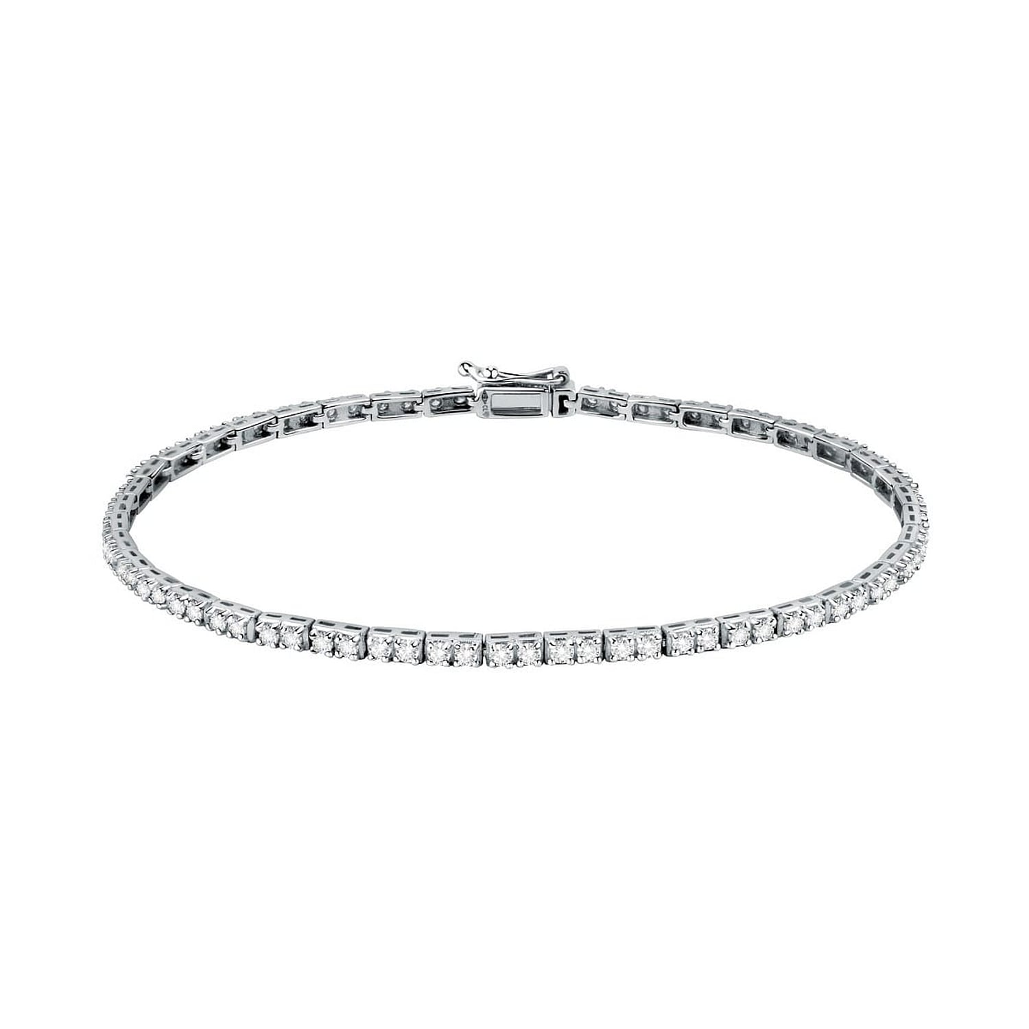 Bracelet En Cuir Et Strass Diamant - Couleur Rose - Occasion