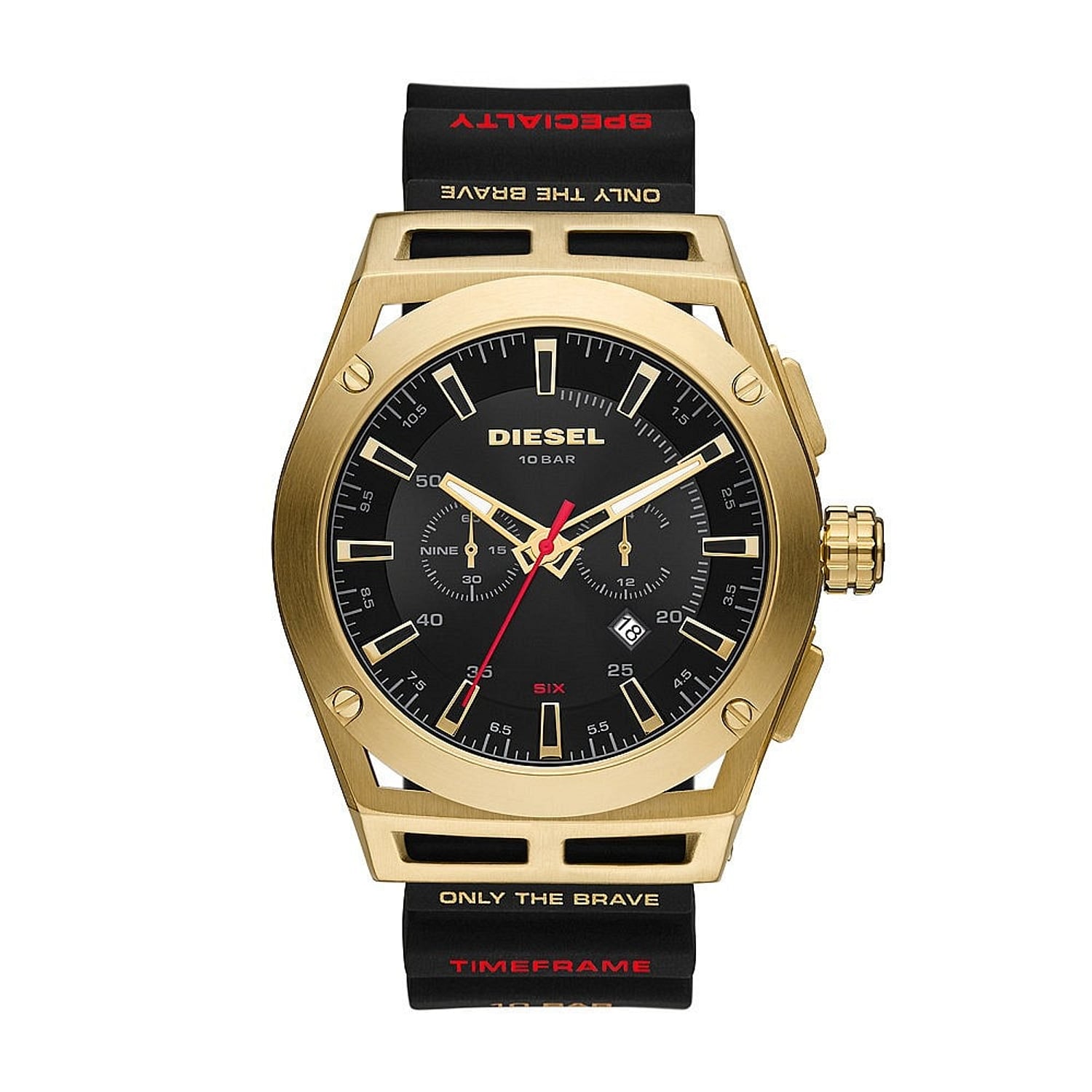 Montre Diesel Pour Homme - Chronographe - Acier Inoxydable - Étanche 10 Bars - Occasion