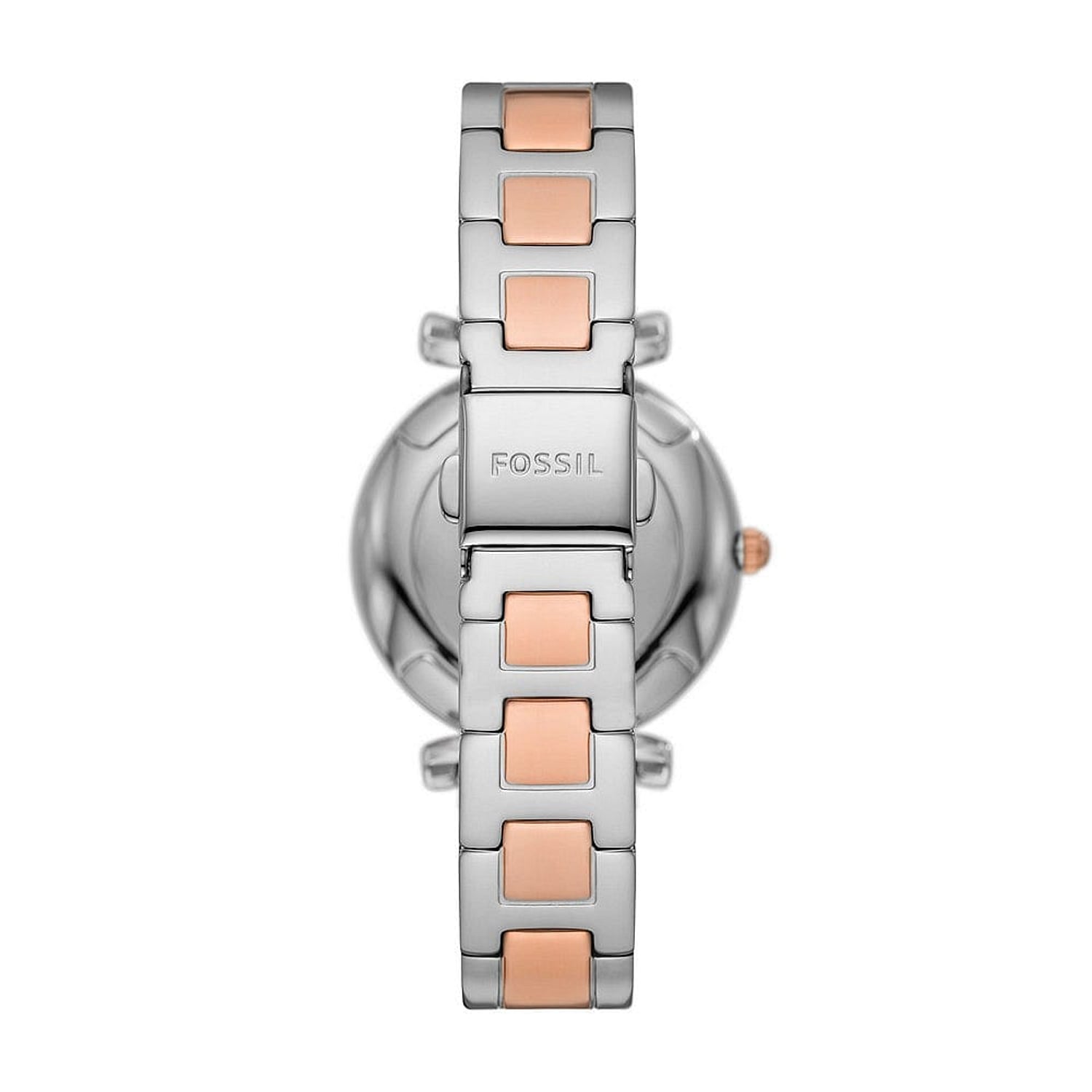 Montre Femme Fossil Analogique - Modèle AM-3350 - Boîtier Acier Inoxydable 34mm - Étanche 100m