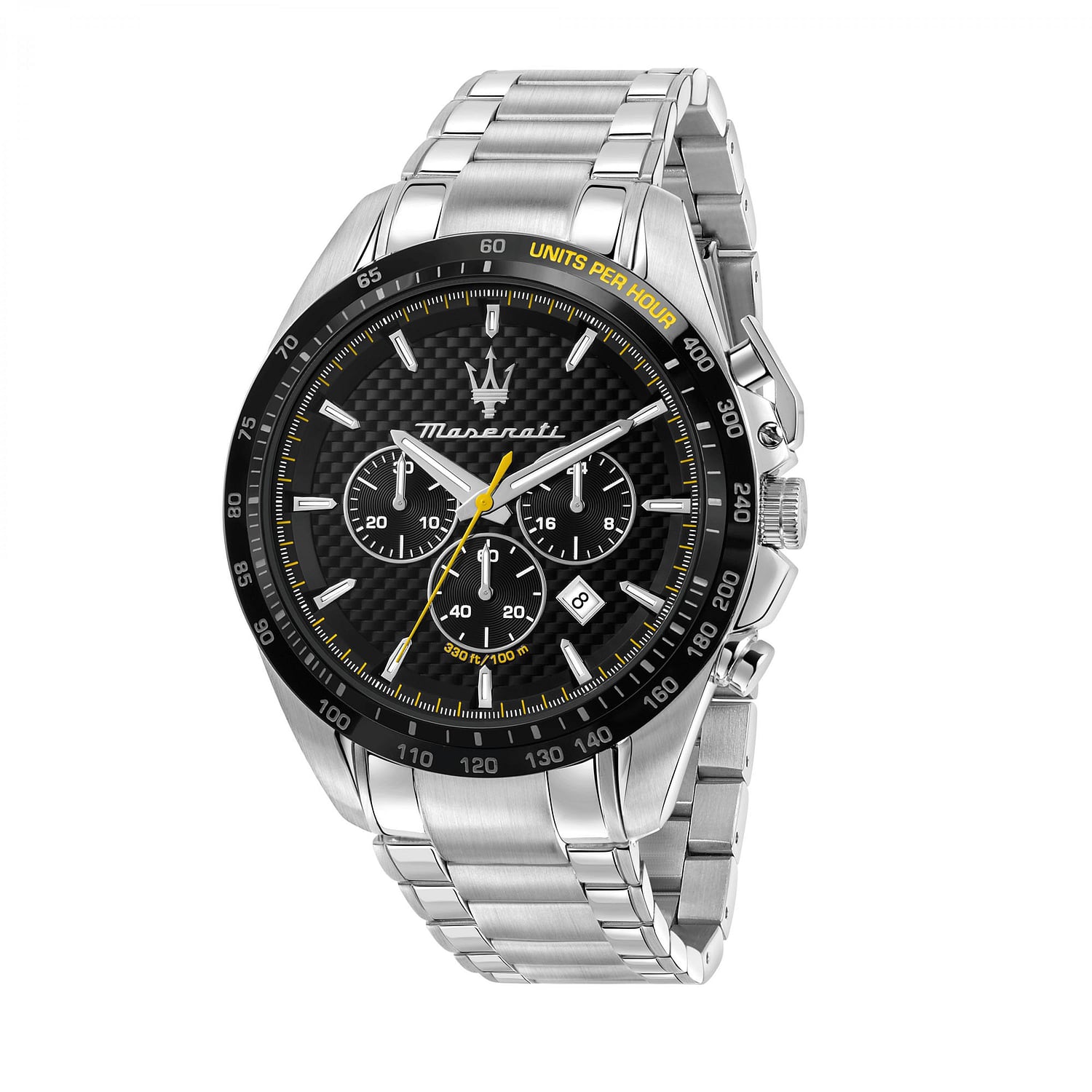 Montre Homme CITIME Renault Sport Acier Argenté - Carrée, Quartz, étanche 100m