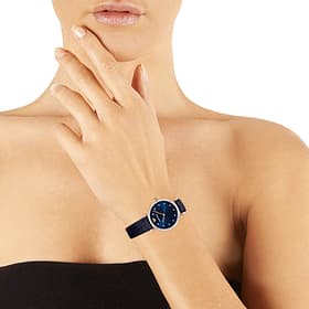 Montre Femme EMPORIO ARMANI en Cuir Bleu