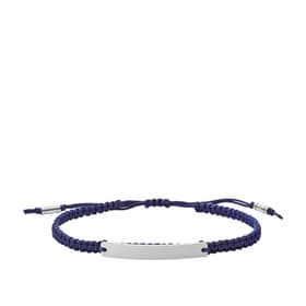 Bracelet FOSSIL en Tissu Bleu