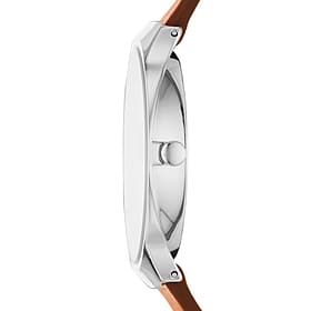 Montre Homme SKAGEN en Cuir Marron Etanche
