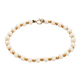 Bracelet CLEOR en Or 375/1000 Jaune et Perle de culture Blanche