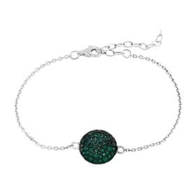 Bracelet CLEOR en Argent 925/1000 Multicolore et Agate Verte