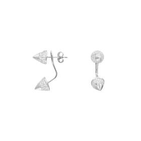 Boucles d'oreilles CLEOR en Argent 925/1000 et Oxyde