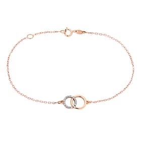 Bracelet CLEOR Or 375/1000 Rose et Diamant