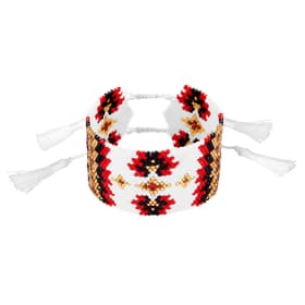 Bracelet CLEOR en Perle de verre du Japon Multicolore