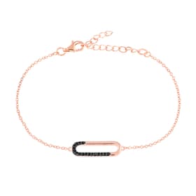 Bracelet CLEOR en Argent 925/1000 Bicolore et Oxyde Noir