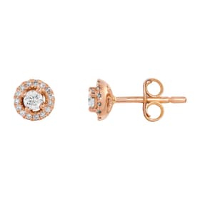 Boucles d'oreilles LADY DIAMONDS en Or 750/1000 Rose et Diamant