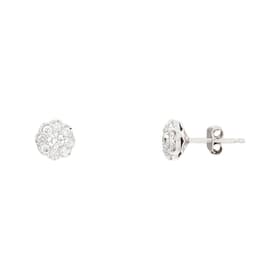 Boucles d'oreilles LADY DIAMONDS en Or 750/1000 Blanc et Diamant