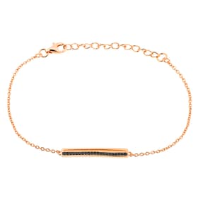 Bracelet CLEOR en Argent 925/1000 Bicolore et Oxyde Noir