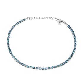 Bracelet CLEOR en Argent 925/1000 Blanc et Oxyde Bleu