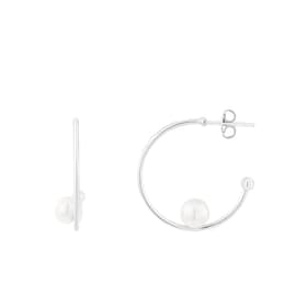 Boucles d'oreilles CLEOR en Argent 925/1000 et Perle de Culture