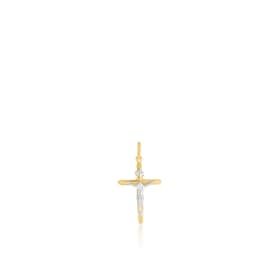 Croix CLEOR en Or 750/1000 Bicolore