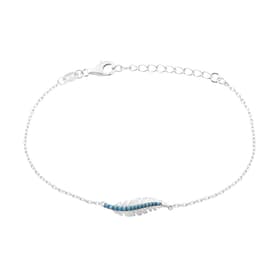 Bracelet TIPY en Argent 925/1000 Bicolore et Turquoise Synthétique