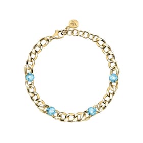 Bracelet MORELLATO en Acier Jaune et Cristal Bleu