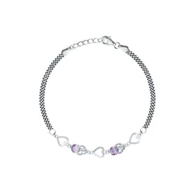 Bracelet CLEOR en Argent 925/1000 et Oxyde Violet