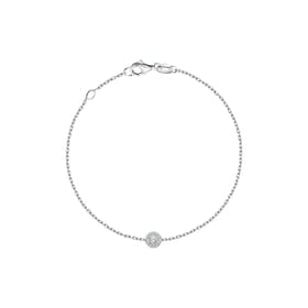 Bracelet CLEOR en Or 375/1000 Blanc et Diamant