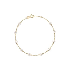 Bracelet CLEOR en Or 375/1000 Jaune et Perle de Culture Blanche