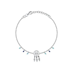Bracelet CLEOR en Argent 925/1000 Blanc et Perle Synthétique Turquoise