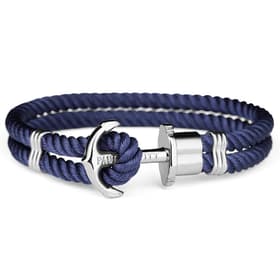Bracelet PAUL HEWITT en Acier et Nylon Bleu Marine