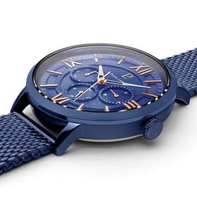 Montre Homme PIERRE LANNIER BEAUCOUR en Acier Bleu Etanche
