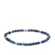 Bracelet FOSSIL en Acier et Perle Synthétique Bleue