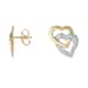 Boucles d'oreilles CLEOR en Or 375/1000 et Diamant
