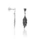 Boucles d'oreilles CLEOR en Argent 925/1000 et Marcassite