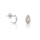 Boucles d'oreilles CLEOR en Argent 925/1000 et Diamant
