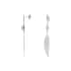 Boucles d'oreilles CLEOR en Argent 925/1000 et Oxyde
