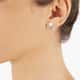Boucles d'oreilles PERLE DE NUIT en Argent 925/1000 et Perle Synthétique Blanche