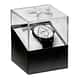 Montre TINTIN en Cuir Noir Etanche