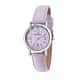 Montre Analogique Enfant KIKOU en Cuir Violet - CLEOR