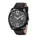 Montre Analogique Homme CHRONOSTAR en Cuir Noir - CLEOR