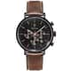 Montre Analogique Homme PIERRE LANNIER en Cuir Marron - CLEOR