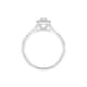 Solitaire LA PROMESSE LADY DIAMONDS en Or 750/1000 Blanc et Diamant - vue 2 - CLEOR