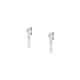Boucles d'Oreilles SQUARE en Argent 925/1000 - vue 2 - CLEOR