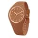 Montre Femme ICE-WATCH ICE GLAM BRUSHED en Silicone Marron - vue 1 - CLEOR