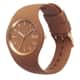 Montre Femme ICE-WATCH ICE GLAM BRUSHED en Silicone Marron - vue 2 - CLEOR