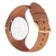 Montre Femme ICE-WATCH ICE GLAM BRUSHED en Silicone Marron - vue 4 - CLEOR