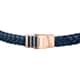 Bracelet MORELLATO en Acier Rose et Cuir Bleu - vue 3 - CLEOR