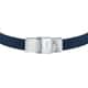 Bracelet MORELLATO en Acier Gris et Cuir Bleu - vue 3 - CLEOR