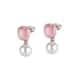 Boucles d'oreilles MORELLATO en Argent 925/1000 Blanc et Perle de Culture Rose - vue 1 - CLEOR