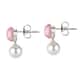 Boucles d'oreilles MORELLATO en Argent 925/1000 Blanc et Perle de Culture Rose - vue 3 - CLEOR